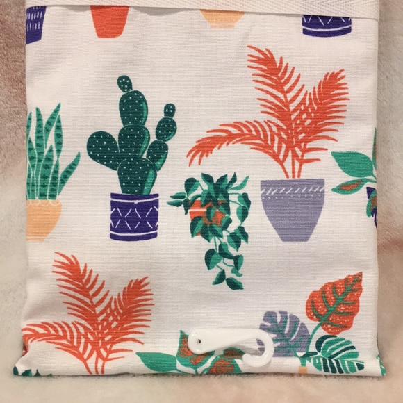 House Plant Designer Kitchen Tea Towel NWT Paper Source Cotton 20”x28” - Picture 6 of 12